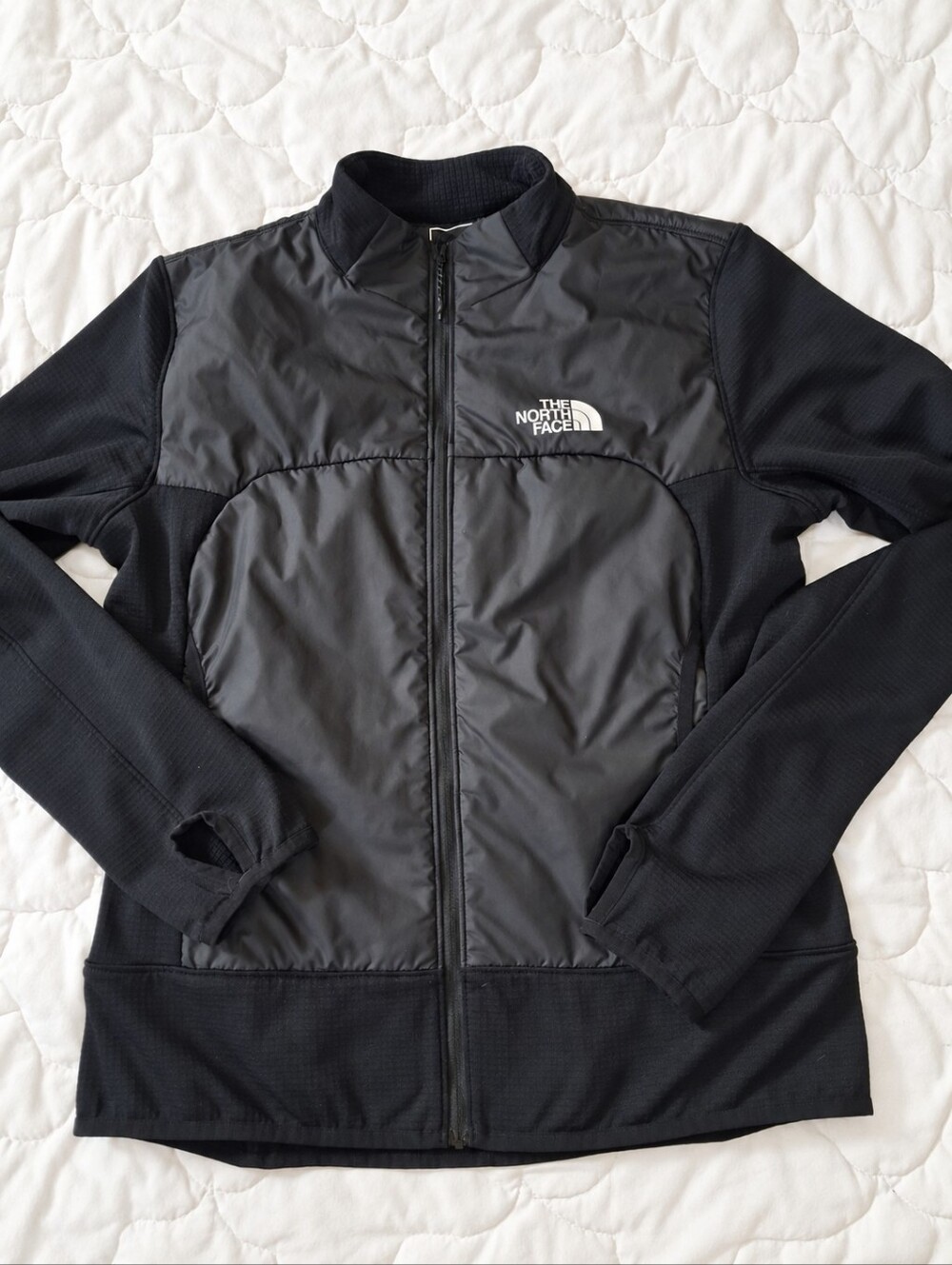 The North Face Winter Warm Hybrid Jacket Women’s M Black Running Full Zip